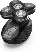 USADO-Afeitadora Rotativa Remington XR7000 Balder Pro | Recargable e Impermeable | Eléctrica para Hombre | Inalámbrica de Litio | 5 Cabezales Flexibles y Recortadora Emergente
