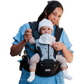 Portabebés MOMTORY Safety-Certified 6 en 1 para recién nacidos y niños pequeños, con asiento de cadera ajustable y desmontable para bebés de 3 a 23 kg, ideal para todas las estaciones, perfecto para ir de compras o viajar.