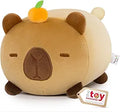 Mewaii - Almohadón de peluche lindo de capibara, juguete de animal de peluche capibara, peluche de animal kawaii, regalos suaves y esponjosos de cumpleaños para niños y niñas