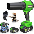 Soplador de Hojas Inalambrico JX-IWANER 20V con 2 Baterias 4.0Ah