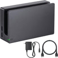 Estación de acoplamiento de TV para Switch: conjunto de estación de acoplamiento de base de TV 3 en 1 con módulo IC mejorado, cargador, cable HDMI, accesorios para consola Switch (no compatible con Switch 2) 