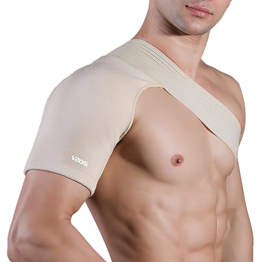 Soporte de Hombro Rilvora — Manga de Compresión Ajustable para Hombres y Mujeres, Protección 360° para Manguito Rotador y Deportes