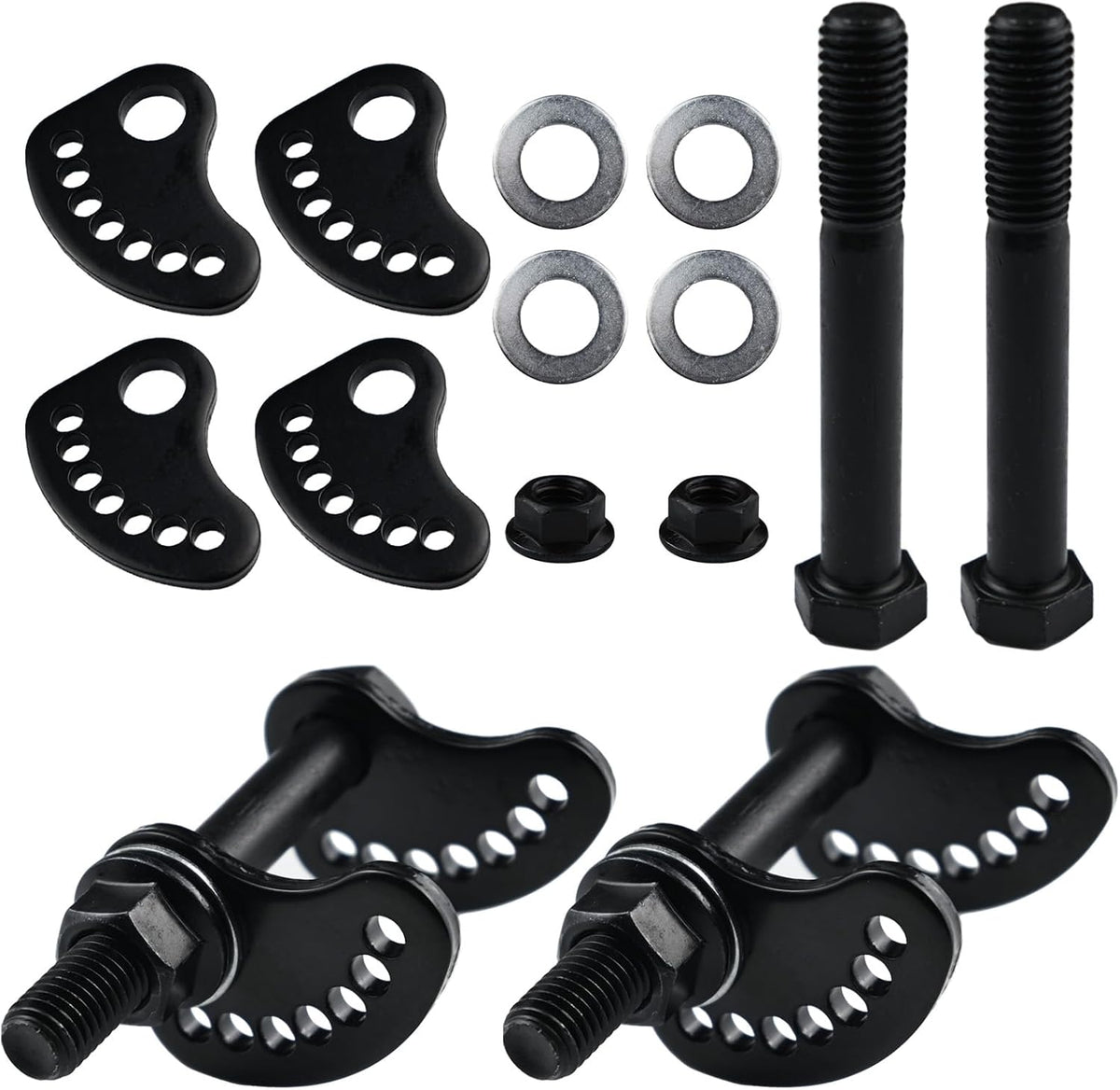 ARTICULO VIENE COMO SE MUESTRA EN LA IMAGEN ) Kit de Pernos de Camber MEMOEO Compatible con Chevy GMC Cadillac 1999-2019 | Silverado Sierra 1500 2500 3500, Escalade, Tahoe, Yukon | Alineacion Brazo Superior |