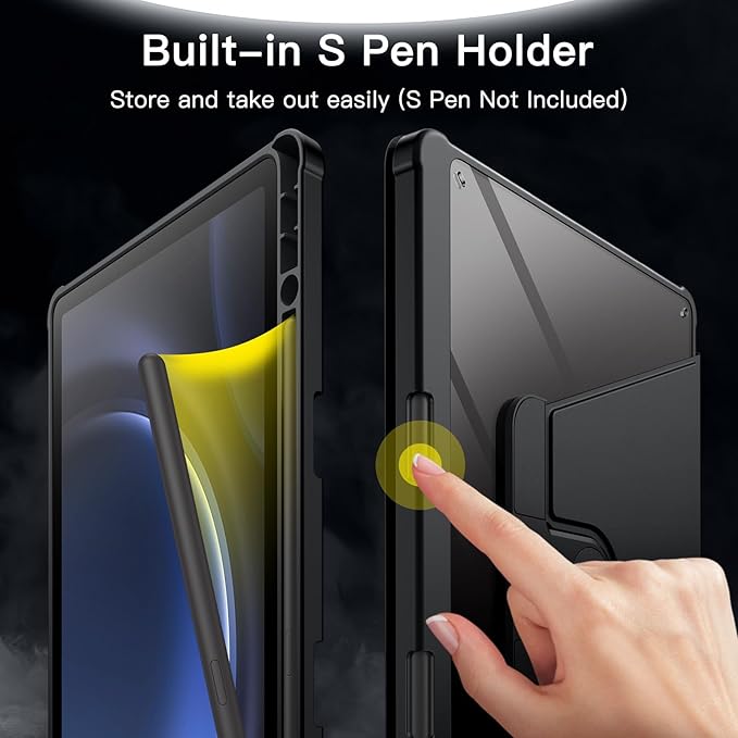 Funda Giratoria 360° para Samsung Galaxy Tab S10 FE / S9 FE | Soporte S Pen