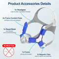 Suministros mejorados para Airfit N20, incluye correa para la cabeza, marco, cojín nasal (M)