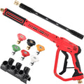 Pistola para Hidrolavadora 5000 PSI con Extensión de 16 Pulgadas y 6 Boquillas