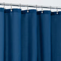 Cortina de ducha larga impermeable ALYVIA SPRING - 72" x 78", suave y ligera, con 3 imanes, lavable a máquina - 72x78, azul marino
