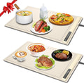 Upgrade Warming Mat for Food with Adjustable Temperature-Portable Electric Warming Tray,Roll Up Silicone Food Warmer for Parties with 3 Temperature Settings,Versatile Food Warmers for Parties Buffet