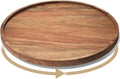 VERTORGAN Organizador giratorio Lazy Susan para cocina, plato giratorio de madera de acacia para armario, despensa, mesa, encimera, tocador, especiero grande