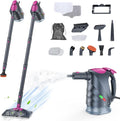 Limpiador a Vapor 10 en 1 con Mopa y Vaporizador Manual Desmontable – Tanque 320ml, Calentamiento Rápido