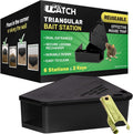 LockBait Pro Estaciones de Cebo para Ratones 6 Piezas | Cajas de Cebo para Exteriores con Llaves | para Uso Interior y Exterior UCatch