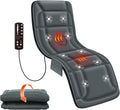 Esterilla de masaje corporal con calor, almohadilla de masaje vibratoria para espalda, para silla, cama, sofá, masajeador de espalda, almohadilla para silla de masaje, 10 motores de vibración y 2 niveles de calentamiento. 