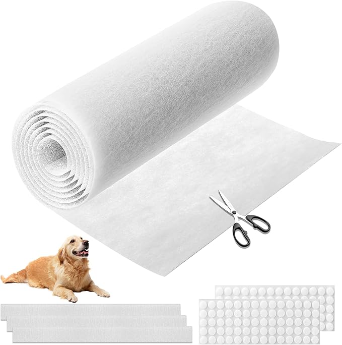 Filtro de aire MERV 13 de 23 pies cuadrados, material de filtro de aire a medida para hogar, HVAC, horno, aire acondicionado y purificador - Filtra polvo y caspa de mascotas tan pequeños