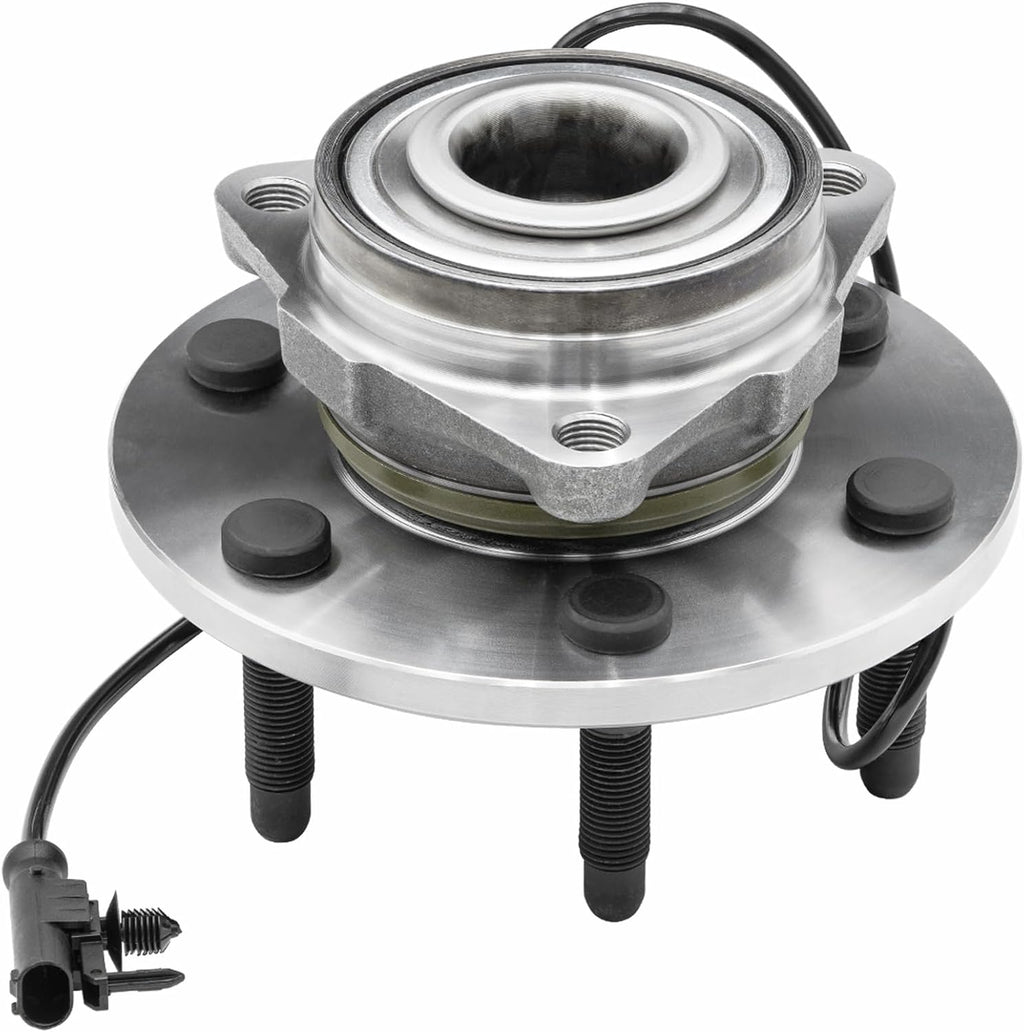 Maza y Rodamiento Delantero Vurkcy 515096 con ABS | Compatible con Chevy, GMC y Cadillac Silverado, Tahoe, Sierra, Yukon y Escalade 1500 4WD/AWD 2007-2014 | 6 Birlos