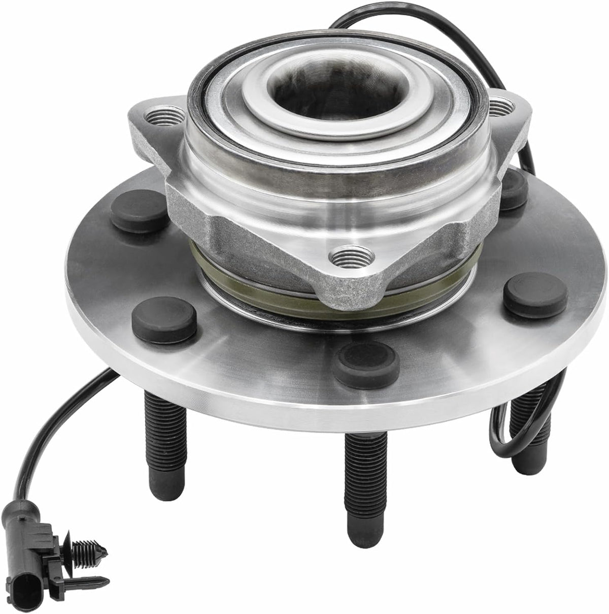 Maza y Rodamiento Delantero Vurkcy 515096 con ABS | Compatible con Chevy, GMC y Cadillac Silverado, Tahoe, Sierra, Yukon y Escalade 1500 4WD/AWD 2007-2014 | 6 Birlos