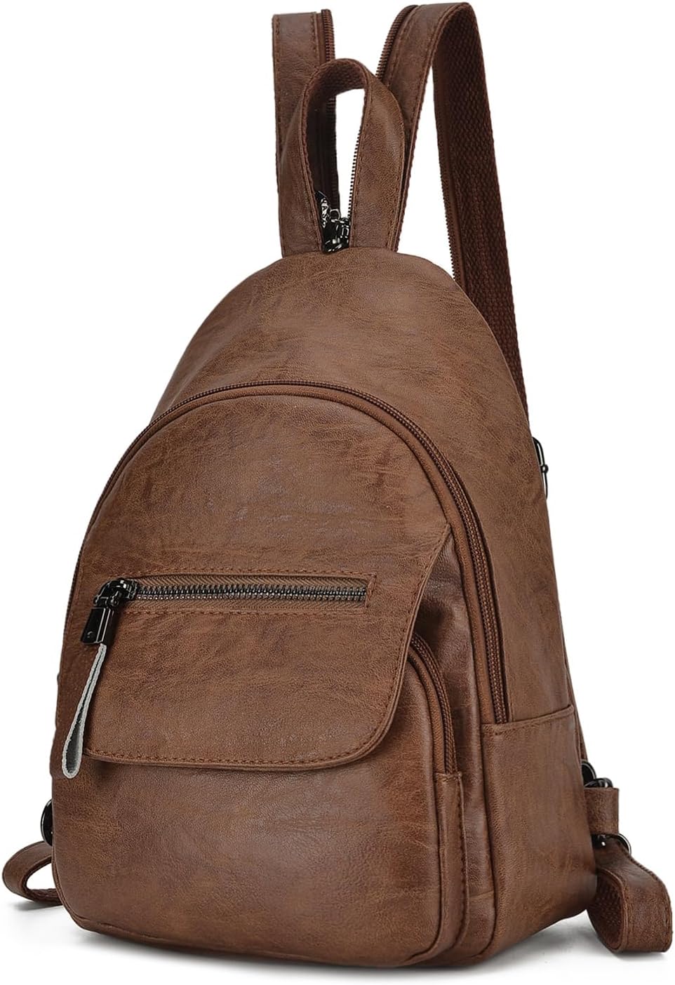 Bolso Mochila Pequeno para Mujer | Cuero PU de Moda Convertible tipo Bandolera
