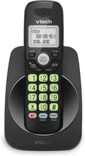 VTech Telefono Inalambrico con DECT 6.0 | Altavoz Full-Duplex | Pantalla Iluminada | Teclado Retroiluminado | Identificador de Llamadas | Compatible con Audifonos | VG131-11 | Negro