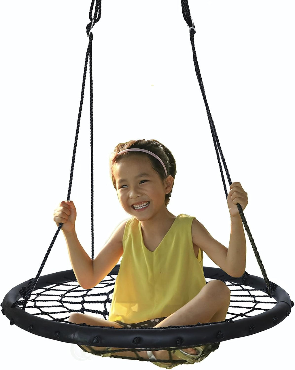 Columpio redondo de red para árbol con cuerdas para colgar Marca: PLAYBERG