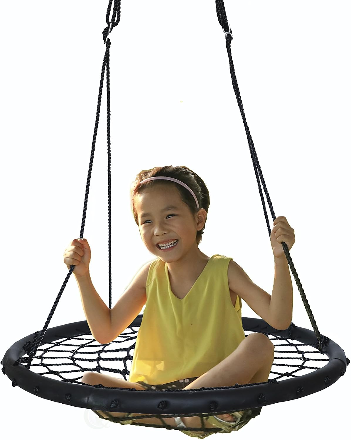 Columpio redondo de red para árbol con cuerdas para colgar Marca: PLAYBERG