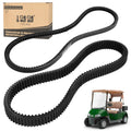 Kit de correas de arranque y embrague para carrito de golf 10L0L para EZGO RXV 2008 en adelante y TXT 2009 en adelante con motores Kawasaki de 400 cc y 13 HP, OEM n.° 606136, 606138