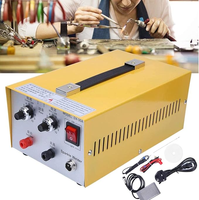Soldador por puntos de joyería, máquina de soldadura 30A/80A, máquina de soldadura de placa de circuito, máquina de soldadura de joyería de acero inoxidable de oro y plata, herramientas