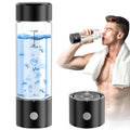 Botella de agua de hidrógeno mejorada, generador rápido de agua de hidrógeno de 3 minutos y 2200 PPB - Tecnología SPE PEM, máquina de agua de hidrógeno portátil de 14 oz, regalos para el cuidado de la salud para esposo, esposa, familia, amigos, viajes