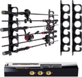 KastKing SafeGuard Soporte para Canas de Pescar | Organizador de Pared o Techo para Garaje, Sostiene 6 Canas o Combos en Menos de 18 pulgadas