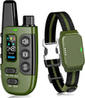 Collar de adiestramiento para perros, resistente al agua IP67, con control remoto, 3 modos: pitido, vibración y estática segura. Recargable y ajustable para perros medianos y grandes de 7 a 50 kg.
