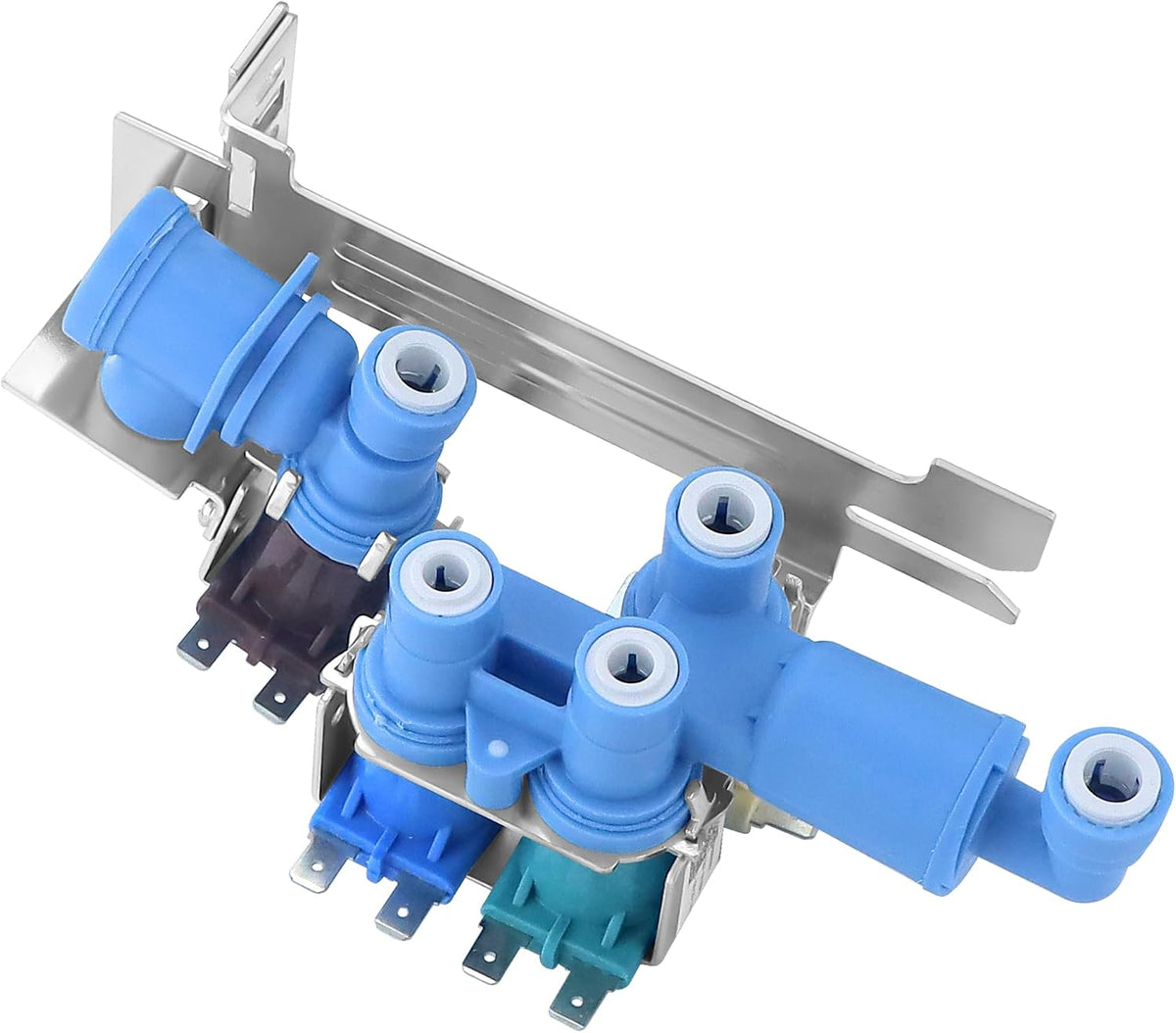 Válvula de Entrada de Agua 4 Serpentines Fetechmate para Frigidaire, Kenmore y Crosley – Reemplaza 242253002 / 242102201 / AP5669874