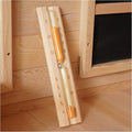 Reloj de arena de 15 minutos para sauna, temporizador giratorio de madera (madera de cicuta)