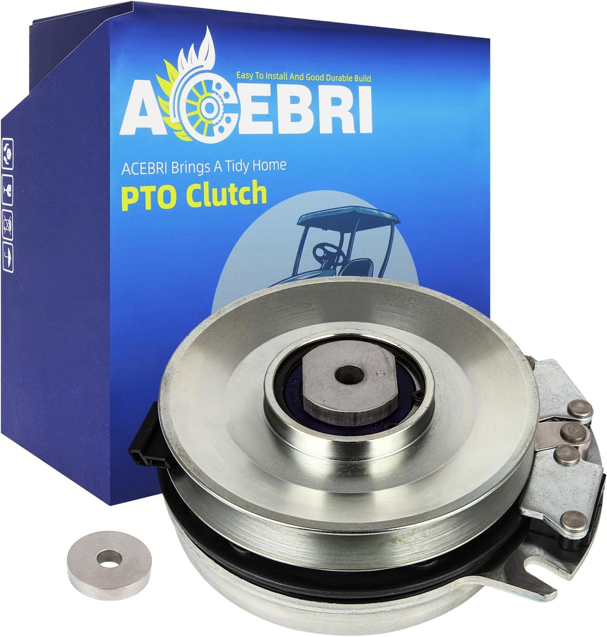 Embrague de toma de fuerza ACEBRI para Big Dog Hustler: 601311 601311K Super Mini Z 44" y 52", para Warner 5218-222 5218-110 5218-213, para Grass-Hopper 388740 220 223 225 226V 227 321D 322D 325 327A 327EFI 329 428D