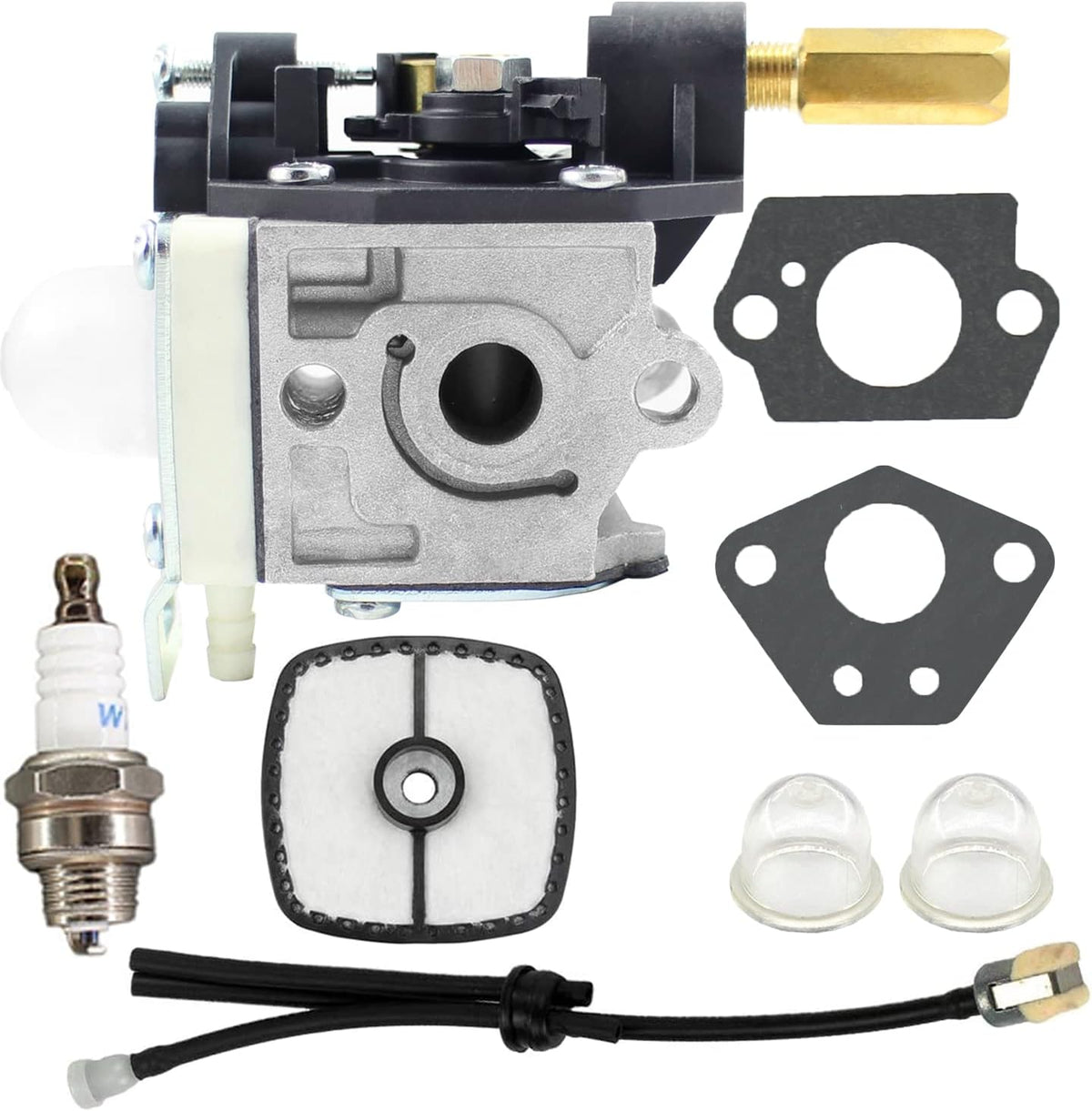 Carburador 125BT para Husqvarna 125BT, Troy-Bilt TB25BP y Echo | Repuesto para Sopladoras HC-150 ES230 HC-160 HC-180, Parte A021000723