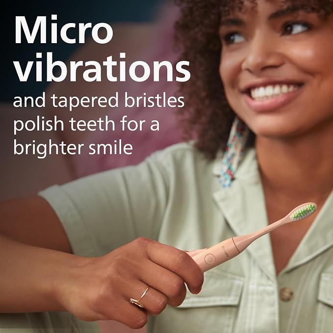 Cepillo Dental Eléctrico Philips Sonicare One Recargable — Modelo HY1200/25, Color Shimmer, Limpieza Superior con Tecnología Sónica