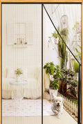 Puerta mosquitera deslizante magnética – Ajuste 72 x 96 pulgadas – La malla