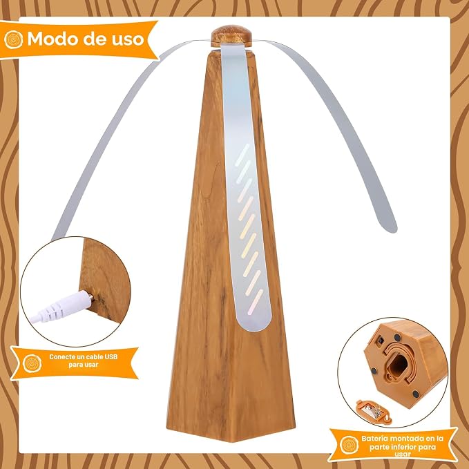 Ventilador antimoscas para mesas, paquete de 4 unidades, portátil, a pilas, con ventilador metálico antimoscas para alimentos, para uso en interiores y exteriores. Mantiene alejadas las moscas. Dispositivo antimoscas para restaurantes, camping y