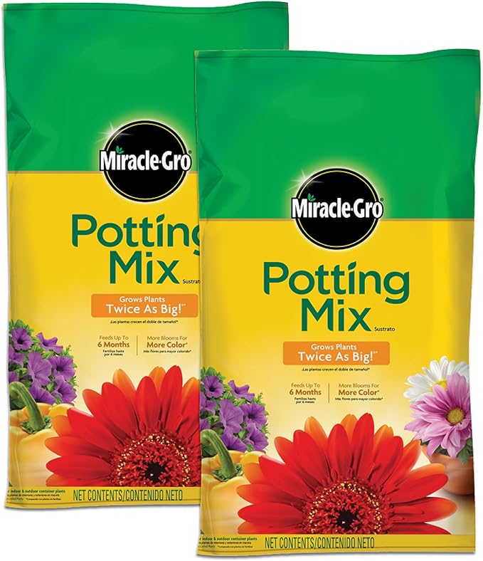 Miracle-Gro - Mezcla para plantar en maceta