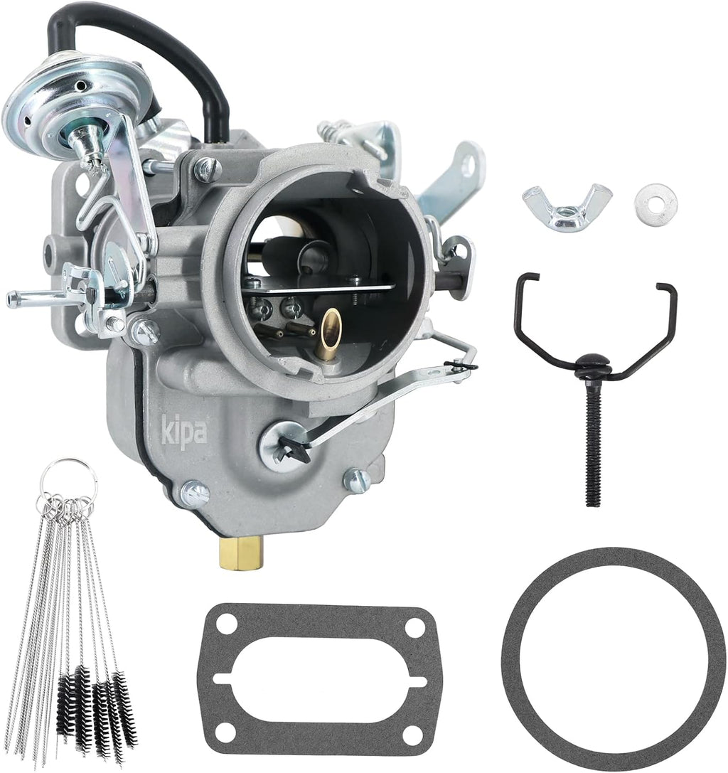 Carburador KIPA para Dodge Chrysler 5.2L 318Cu 5.2L 5211CC 318Cu. Motores V8 Carter BBD Lowtop de 2 cuerpos V8 5.2L OEM n.° 4113/4959 con junta de montaje 