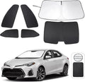 Parasoles de Ventana TINGLU para Toyota Corolla 2014-2019 | 6 Piezas | Cubre Ventanas Laterales y Parabrisas | Protección UV y Privacidad | Para Camping y Siesta