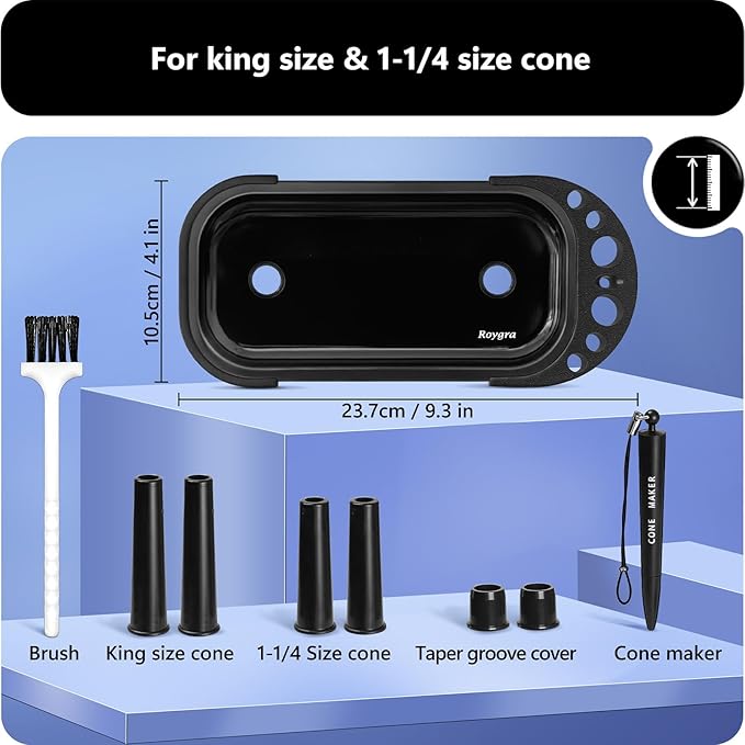 Bandeja Enrolladora Plegable de Metal para Conos King y 1-1/4 – Roygra