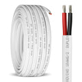 Cable marino de calibre 16, cable dúplex de grado marino de 16 AWG, cable eléctrico de cobre estañado de 15 metros (50 pies) para embarcaciones, automóviles, vehículos recreativos, caravanas y remolques. Uso en exteriores.