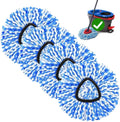 Repuestos de Mopa Giratoria 4 Pack para O-Cedar RinseClean | Microfibra Sistema 2 Tanques Lavables