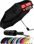 Paraguas de Viaje Resistente al Viento hasta 160km/h – Compacto, Automático, Plegable para Hombre y Mujer