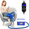 Sistema de terapia de frío con temporizador programable, máquina de hielo para la recuperación de rodillas tras cirugía, portátil, rodillera ajustable, bomba silenciosa, ideal para lesiones deportivas y dolor de rodilla. 