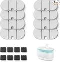 PETLIBRO 8 Filtros de Repuesto para Fuente de Agua Capsule PLWF002 – Suministro para 4 Meses, Para Fuente Ultra Silenciosa para Gatos