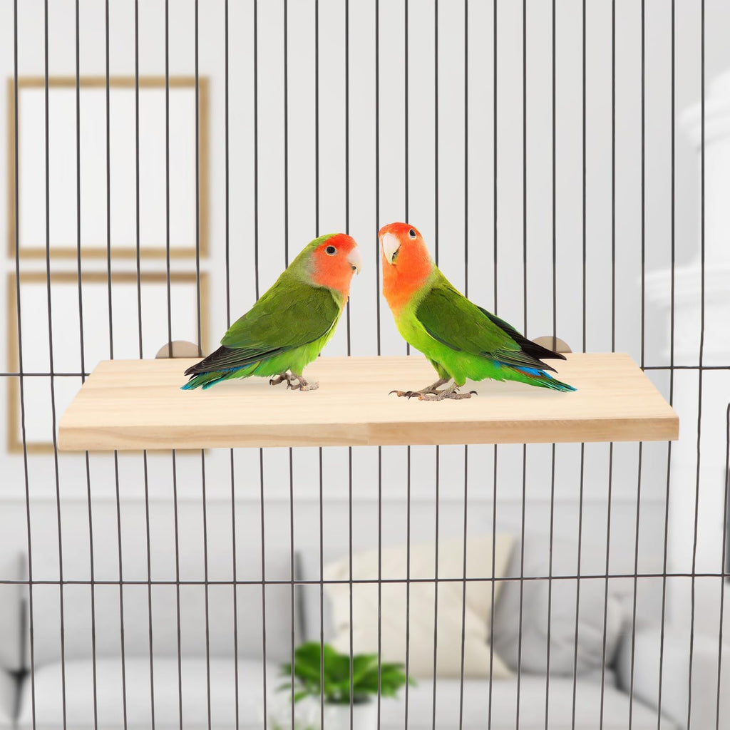 Plataforma de madera Wontee para perchas de pájaros, ideales para cacatúas, cotorras, ratas, jerbos, chinchillas y ardillas