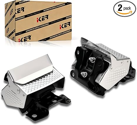 USADO - Kit de soporte de motor de 2 piezas con escudo térmico derecho izquierdo soporte de motor y transmisión compatible con GMC Sierra Yukon / Chevrolet Tahoe Silverado Suburban / Cadillac Escalade 2007