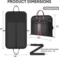 ⚠️ NO INCLUYE LA CORREA | Bolsa de viaje para ropa BALEINE, bolsa de traje de viaje para hombres, bolsa de ropa impermeable