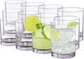 Juego de 12 Vasos de Acrílico Irrompibles 355 ml (12 oz) – Sin BPA, Transparentes, Aptos Lavavajillas