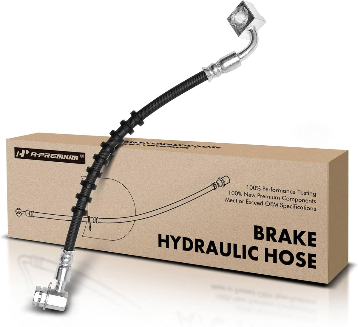 Manguera Hidráulica de Freno Delantero A-Premium – Compatible con Ford, Mazda y Mercury Ranger