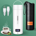 Hervidor Eléctrico Portátil Mini para Viaje | 4 Temperaturas | Acero Inoxidable 304 | Libre de BPA | Apagado Automático | Protección Ebullición en Seco | Color Blanco | 1 Unidad